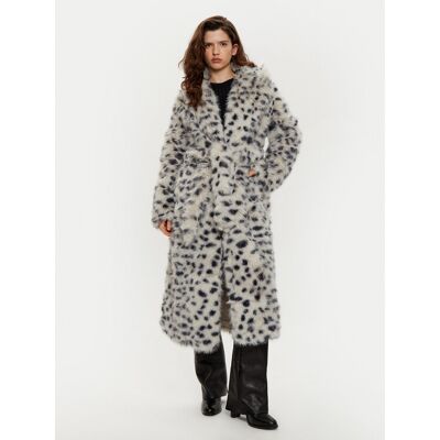 Bardot Kožušina 59775JB Sivá Regular Fit Ženy Bardot Kožušina 59775JB Sivá Regular Fit Ženy