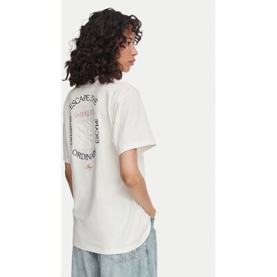 HUGO Tričko Vintage 50573326 Biela Oversize Ženy HUGO Tričko Vintage 50573326 Biela Oversize Ženy