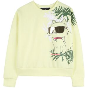 Karl Lagerfeld Kids Mikina Z31136 Žltá Regular Fit Deti Karl Lagerfeld Kids Mikina Z31136 Žltá Regular Fit Deti