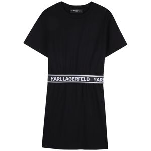 Karl Lagerfeld Kids Každodenné šaty Z31152 S Čierna Regular Fit Deti Karl Lagerfeld Kids Každodenné šaty Z31152 S Čierna Regular Fit Deti