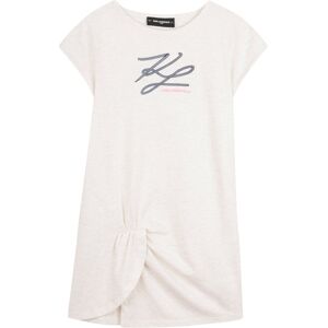 Karl Lagerfeld Kids Každodenné šaty Z31150 S Biela Regular Fit Deti Karl Lagerfeld Kids Každodenné šaty Z31150 S Biela Regular Fit Deti