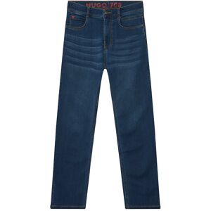 HUGO Džínsy G00987 D Tmavomodrá Slim Fit Deti HUGO Džínsy G00987 D Tmavomodrá Slim Fit Deti