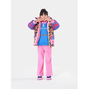 Marc Jacobs Bavlnené nohavice W14333 Ružová Flare Fit Deti Marc Jacobs Bavlnené nohavice W14333 Ružová Flare Fit Deti