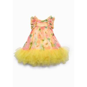 Abel & Lula Elegantné šaty 5040 Žltá Regular Fit Deti Abel & Lula Elegantné šaty 5040 Žltá Regular Fit Deti