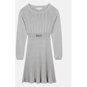 MICHAEL KORS KIDS Úpletové šaty R30169 D Sivá Regular Fit Deti MICHAEL KORS KIDS Úpletové šaty R30169 D Sivá Regular Fit Deti