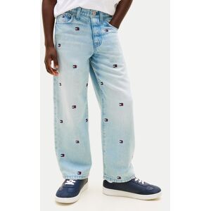 Tommy Hilfiger Džínsy Wavy Flag KB0KB10417 Svetlo modrá Loose Fit Deti Tommy Hilfiger Džínsy Wavy Flag KB0KB10417 Svetlo modrá Loose Fit Deti