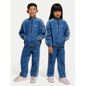 adidas Tepláková súprava Denim JC7871 Modrá Loose Fit Deti adidas Tepláková súprava Denim JC7871 Modrá Loose Fit Deti