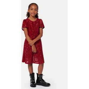MICHAEL KORS KIDS Elegantné šaty R30168 M Červená Regular Fit Deti MICHAEL KORS KIDS Elegantné šaty R30168 M Červená Regular Fit Deti