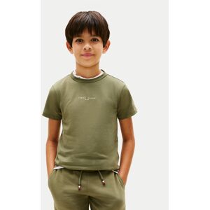 Tommy Hilfiger Tričko Essential Logo KB0KB09666 Zelená Regular Fit Deti Tommy Hilfiger Tričko Essential Logo KB0KB09666 Zelená Regular Fit Deti