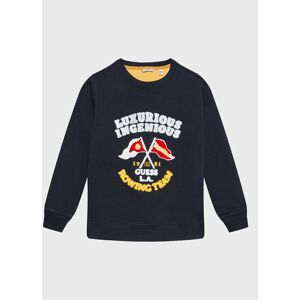 Guess Mikina L3RQ01 KBLB0 Modrá Regular Fit Deti Guess Mikina L3RQ01 KBLB0 Modrá Regular Fit Deti