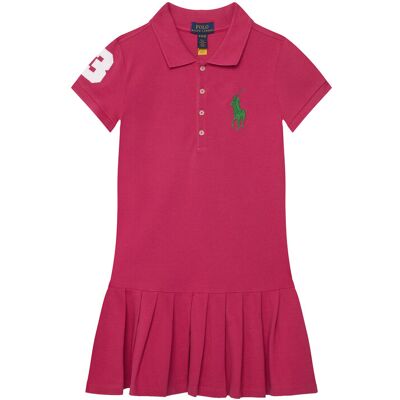 Polo Ralph Lauren Každodenné šaty 313A95975001 Ružová Regular Fit Deti Polo Ralph Lauren Každodenné šaty 313A95975001 Ružová Regular Fit Deti