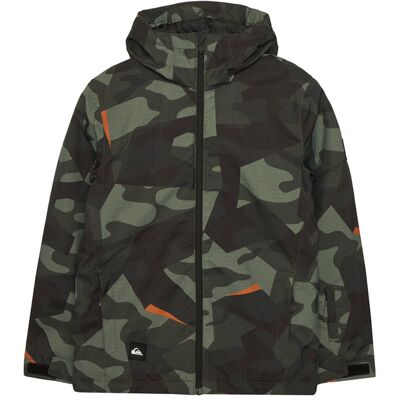 Quiksilver Snowboardová bunda Mission EQBTJ03199 Zelená Regular Fit Deti Quiksilver Snowboardová bunda Mission EQBTJ03199 Zelená Regular Fit Deti
