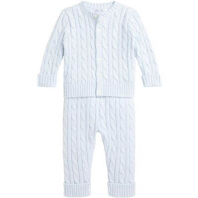 Polo Ralph Lauren Detský komplet 320966889002 Modrá Regular Fit Deti Polo Ralph Lauren Detský komplet 320966889002 Modrá Regular Fit Deti
