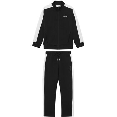 Calvin Klein Jeans Tepláková súprava LVCKTJI17B Čierna Regular Fit Deti Calvin Klein Jeans Tepláková súprava LVCKTJI17B Čierna Regular Fit Deti