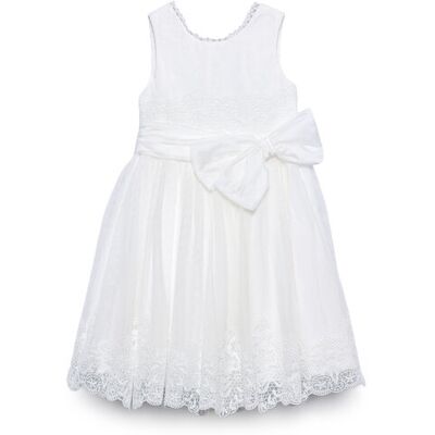 Abel & Lula Elegantné šaty 5051 Biela Regular Fit Deti Abel & Lula Elegantné šaty 5051 Biela Regular Fit Deti