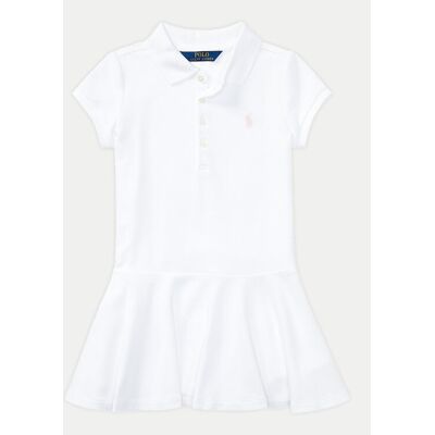 Polo Ralph Lauren Každodenné šaty 313624740003 Biela Regular Fit Deti Polo Ralph Lauren Každodenné šaty 313624740003 Biela Regular Fit Deti