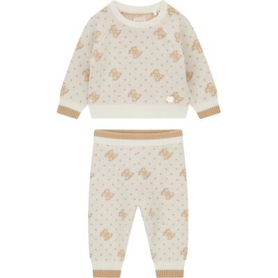 Guess Súprava sveter a textilné nohavice A6BG03 Z1320 Svetloružová Regular Fit Deti Guess Súprava sveter a textilné nohavice A6BG03 Z1320 Svetloružová Regular Fit Deti