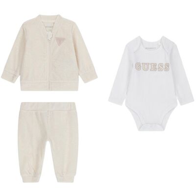 Guess Tepláková súprava H6BG05 K6014 Krémová Regular Fit Deti Guess Tepláková súprava H6BG05 K6014 Krémová Regular Fit Deti