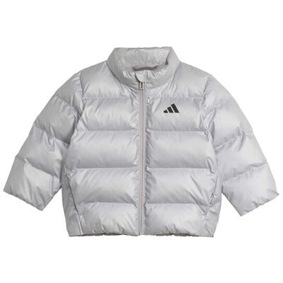 adidas Zimné bundy Glam JM8870 Sivá Regular Fit Deti adidas Zimné bundy Glam JM8870 Sivá Regular Fit Deti
