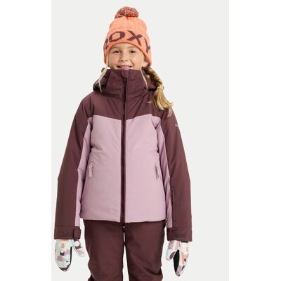 Roxy Snowboardová bunda Free Jet Block ERGTJ03197 Ružová Slim Fit Deti Roxy Snowboardová bunda Free Jet Block ERGTJ03197 Ružová Slim Fit Deti