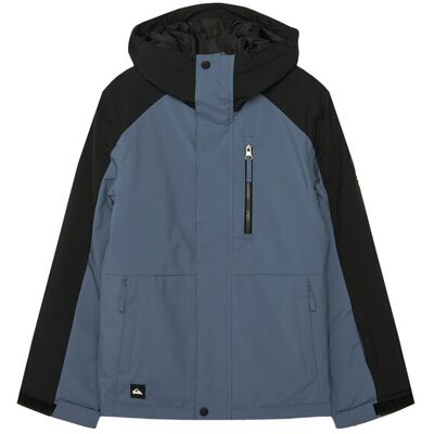 Quiksilver Snowboardová bunda Mission EQBTJ03180 Sivá Regular Fit Deti Quiksilver Snowboardová bunda Mission EQBTJ03180 Sivá Regular Fit Deti