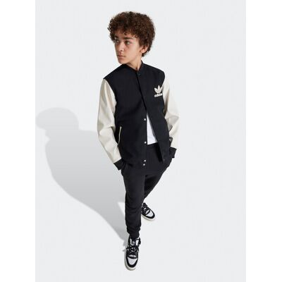adidas Bundy bomber adicolor IY7505 Čierna Regular Fit Deti adidas Bundy bomber adicolor IY7505 Čierna Regular Fit Deti