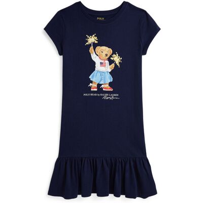 Polo Ralph Lauren Každodenné šaty 313982151001 Tmavomodrá Regular Fit Deti Polo Ralph Lauren Každodenné šaty 313982151001 Tmavomodrá Regular Fit Deti