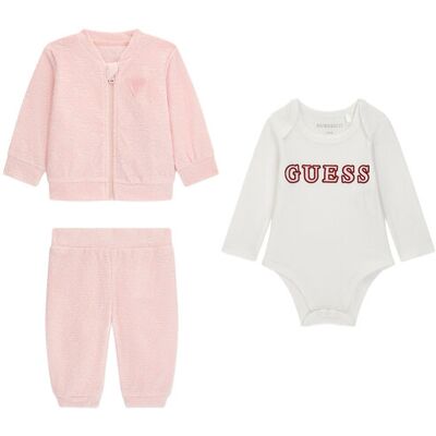 Guess Tepláková súprava H6BG05 K6014 Svetloružová Regular Fit Deti Guess Tepláková súprava H6BG05 K6014 Svetloružová Regular Fit Deti