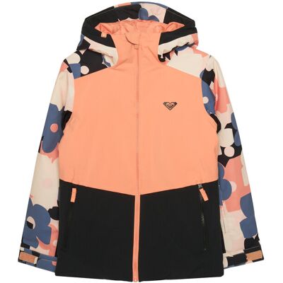 Roxy Snowboardová bunda Silverwinter ERGTJ03176 Koralová Regular Fit Deti Roxy Snowboardová bunda Silverwinter ERGTJ03176 Koralová Regular Fit Deti