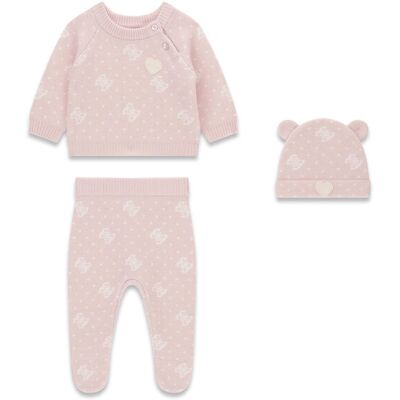 Guess Detský komplet S6BG07 Z1328 Svetloružová Regular Fit Deti Guess Detský komplet S6BG07 Z1328 Svetloružová Regular Fit Deti