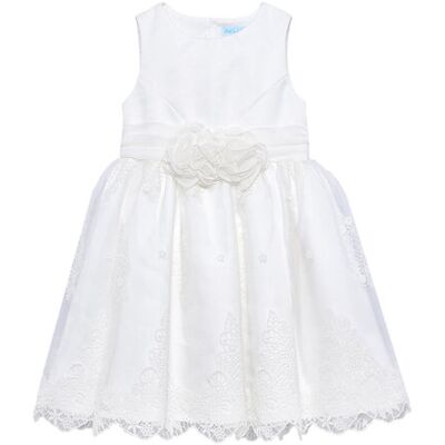 Abel & Lula Elegantné šaty 5027 Biela Regular Fit Deti Abel & Lula Elegantné šaty 5027 Biela Regular Fit Deti