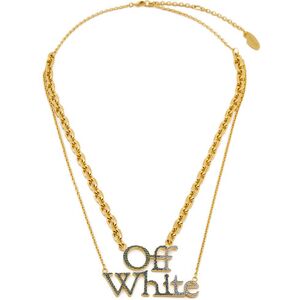 Off-White Náhrdelník OWOB097S23MET0028445 Zlatá Ženy Off-White Náhrdelník OWOB097S23MET0028445 Zlatá Ženy