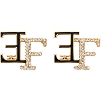 Elisabetta Franchi Náušnice OR-32A-67E2-V240 Zlatá Ženy Elisabetta Franchi Náušnice OR-32A-67E2-V240 Zlatá Ženy