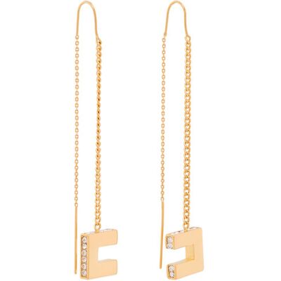 Elisabetta Franchi Náušnice OR-33A-66E2-V240 Zlatá Ženy Elisabetta Franchi Náušnice OR-33A-66E2-V240 Zlatá Ženy