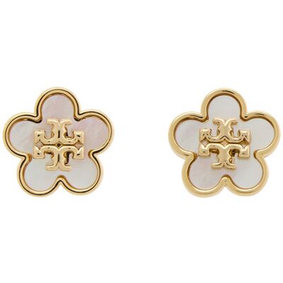 Tory Burch Náušnice Kira Flower 157351 Zlatá Ženy Tory Burch Náušnice Kira Flower 157351 Zlatá Ženy