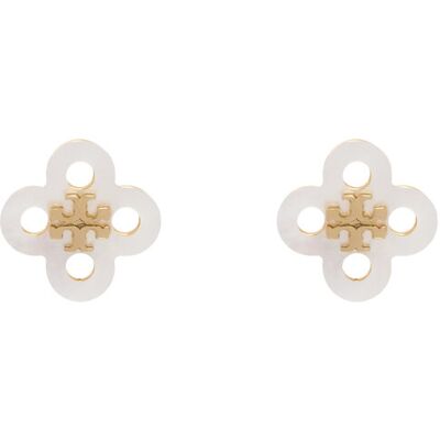 Tory Burch Náušnice Clover Stud Earring 184411 Zlatá Ženy Tory Burch Náušnice Clover Stud Earring 184411 Zlatá Ženy