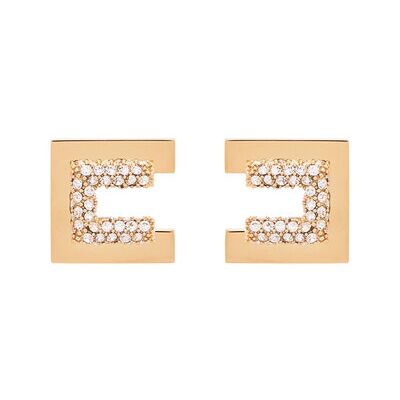Elisabetta Franchi Náušnice OR-23A-66E2-V220 Zlatá Ženy Elisabetta Franchi Náušnice OR-23A-66E2-V220 Zlatá Ženy