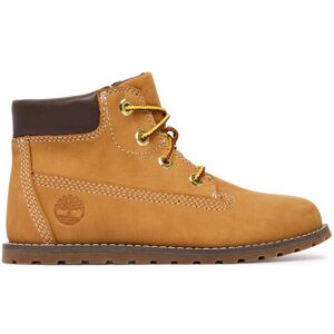 Timberland Šnurovacia obuv Pokey Pine 6in Boot TB1A125Q2311 Hnedá Deti Timberland Šnurovacia obuv Pokey Pine 6in Boot TB1A125Q2311 Hnedá Deti
