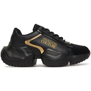 Versace Jeans Couture Sneakersy 80VA3SU3 ZPB78 G89 Čierna Ženy Versace Jeans Couture Sneakersy 80VA3SU3 ZPB78 G89 Čierna Ženy