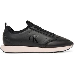 Calvin Klein Sneakersy Retro Runner Sock Panl Lth Neo HW0HW03118 Čierna Ženy Calvin Klein Sneakersy Retro Runner Sock Panl Lth Neo HW0HW03118 Čierna Ženy
