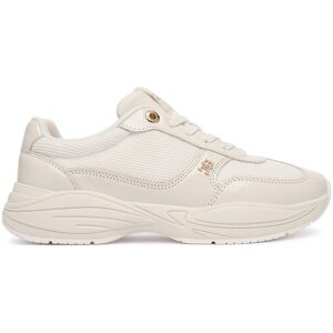 Tommy Hilfiger Sneakersy Modern Runner Shiny Leather FW0FW09413 Béžová Ženy Tommy Hilfiger Sneakersy Modern Runner Shiny Leather FW0FW09413 Béžová Ženy