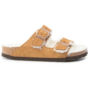 Birkenstock Papuče Arizona Fur 1001135 Hnedá Ženy Birkenstock Papuče Arizona Fur 1001135 Hnedá Ženy