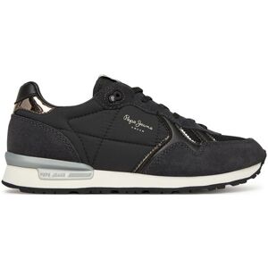 Pepe Jeans Sneakersy Brit Mirror W PLS400004 Čierna Ženy Pepe Jeans Sneakersy Brit Mirror W PLS400004 Čierna Ženy
