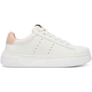 Calvin Klein Sneakersy Low Cut Lace-Up V3A9-83221-1355A953 S Biela Deti Calvin Klein Sneakersy Low Cut Lace-Up V3A9-83221-1355A953 S Biela Deti