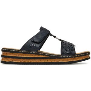 Rieker Šľapky 629K9-14 Tmavomodrá Ženy Rieker Šľapky 629K9-14 Tmavomodrá Ženy