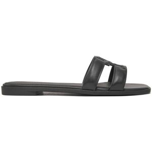 Tommy Hilfiger Šľapky Th Logo Strap Mule FW0FW08671 Čierna Ženy Tommy Hilfiger Šľapky Th Logo Strap Mule FW0FW08671 Čierna Ženy