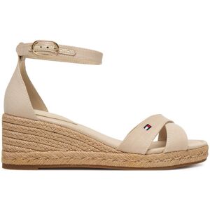 Tommy Hilfiger Espadrilky Mid Wedge Espad X Cross FW0FW09332 Béžová Ženy Tommy Hilfiger Espadrilky Mid Wedge Espad X Cross FW0FW09332 Béžová Ženy