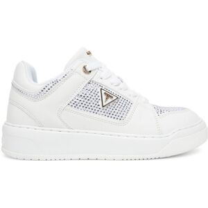 Guess Sneakersy FLTDL2 LEA12 Biela Ženy Guess Sneakersy FLTDL2 LEA12 Biela Ženy