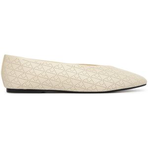 Calvin Klein Baleríny Square Ballerina Aop Lth HW0HW02936 Béžová Ženy Calvin Klein Baleríny Square Ballerina Aop Lth HW0HW02936 Béžová Ženy