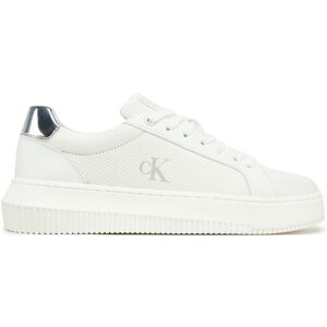 Calvin Klein Jeans Sneakersy Chunky Cupsole Low Mg YW0YW01769 Biela Ženy Calvin Klein Jeans Sneakersy Chunky Cupsole Low Mg YW0YW01769 Biela Ženy